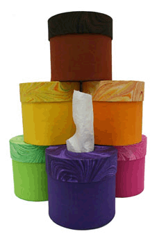 Round Tissue Box